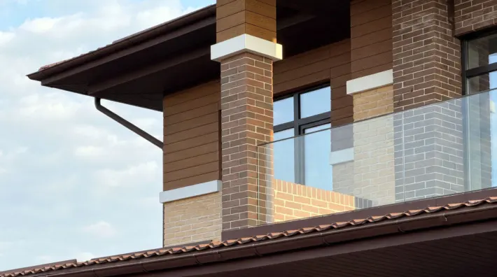 Дома из кирпича — фото 121