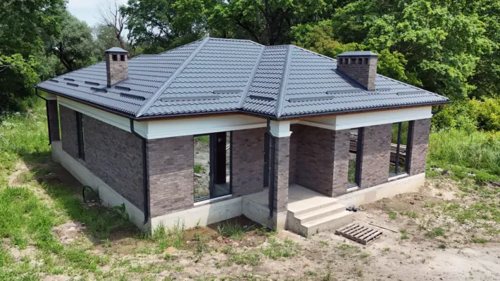 Дома из кирпича — фото 153